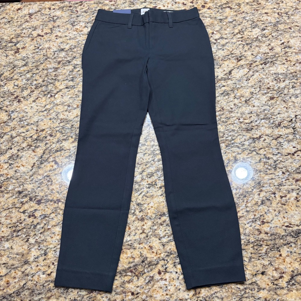NEW Gap Curvy Signature Skinny Ankle Pants Black 00 Petite Mid Rise Tailored ws